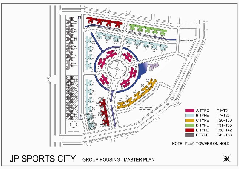 Sports City Lake District Tower numbering plan